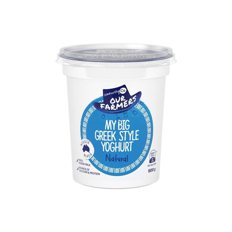 GREEK STYLE YOGHURT 500GM GREEK STYLE YOGHURT 500GM