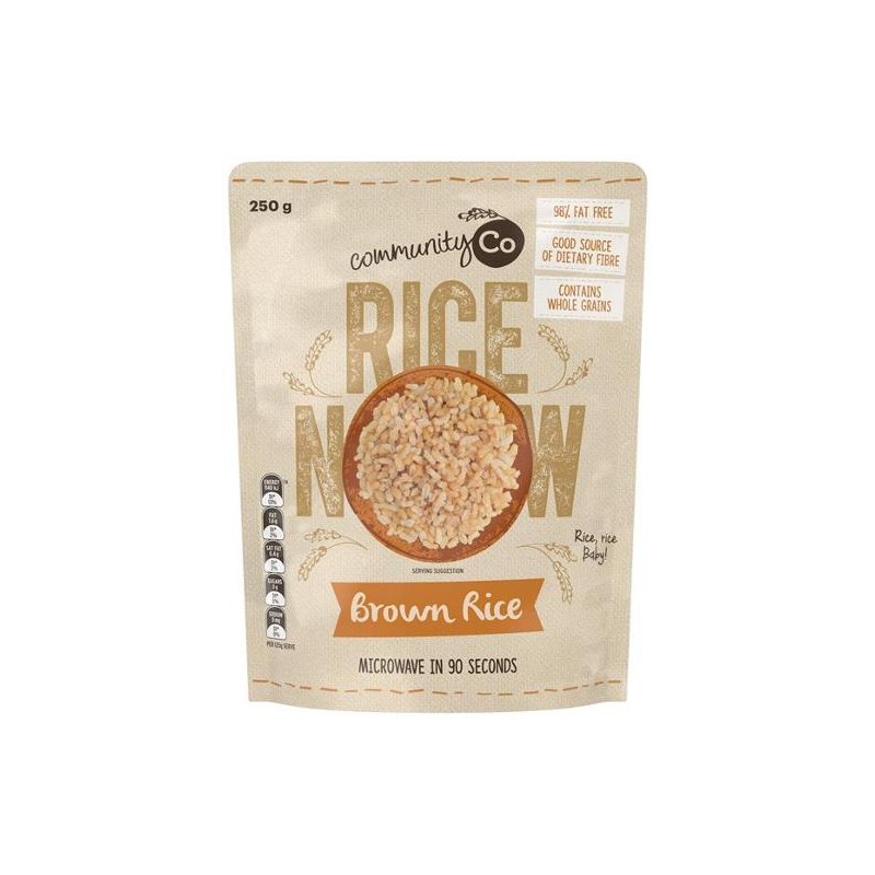 BROWN RICE MICROWAVEABLE 250GM BROWN RICE MICROWAVEABLE 250GM
