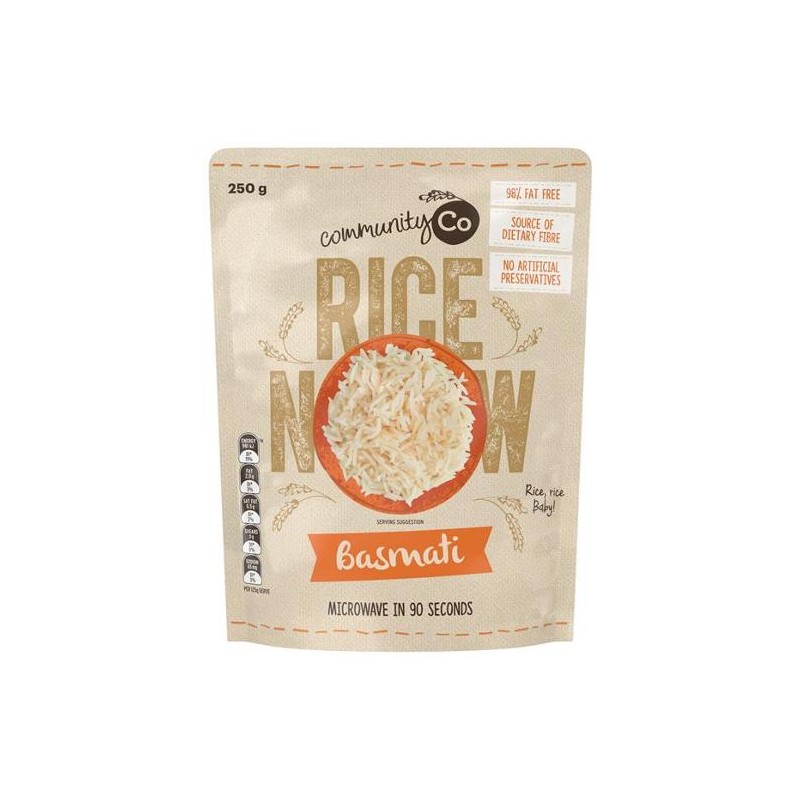 BASMATI RICE MICROWAVEABLE 250GM BASMATI RICE MICROWAVEABLE 250GM