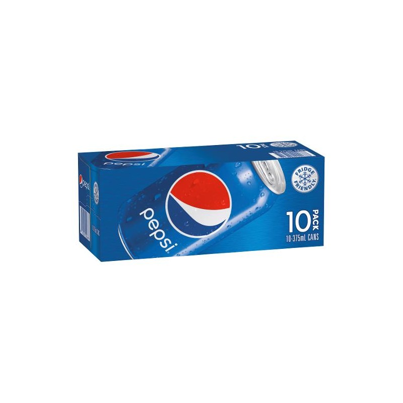 PEPSI COLA SOFT DRINK 10X375ML PEPSI COLA SOFT DRINK 10X375ML