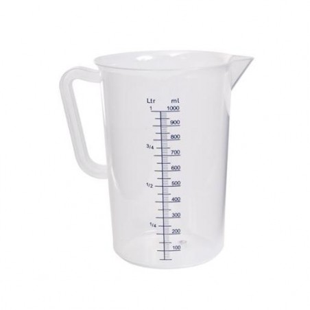 MEASURE JUG POLYPROPYLENE 1LT