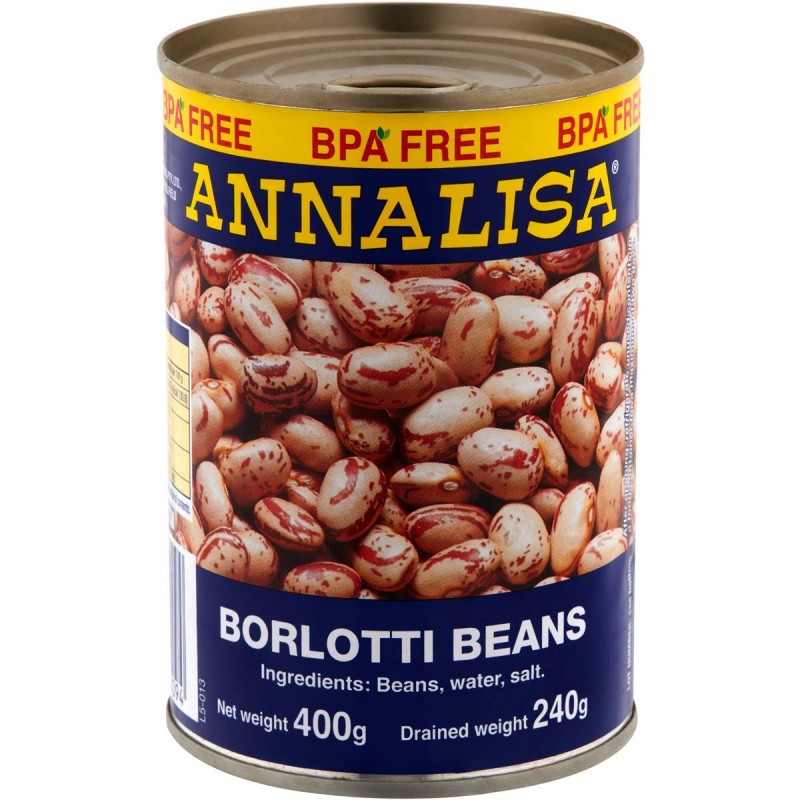 BORLOTTI BEANS 400GM BORLOTTI BEANS 400GM