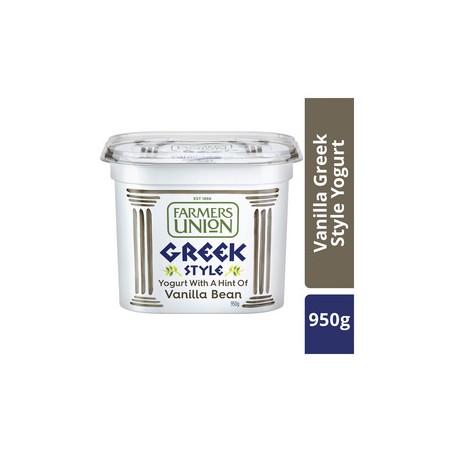 GREEK STYLE VANILLA YOGHURT 950GM