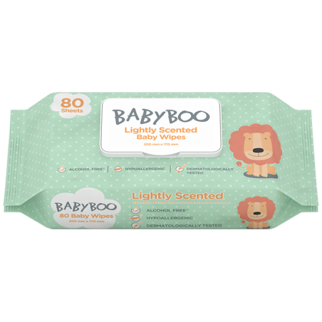 BABY WIPES LIGHTLY SCENTED 80PK