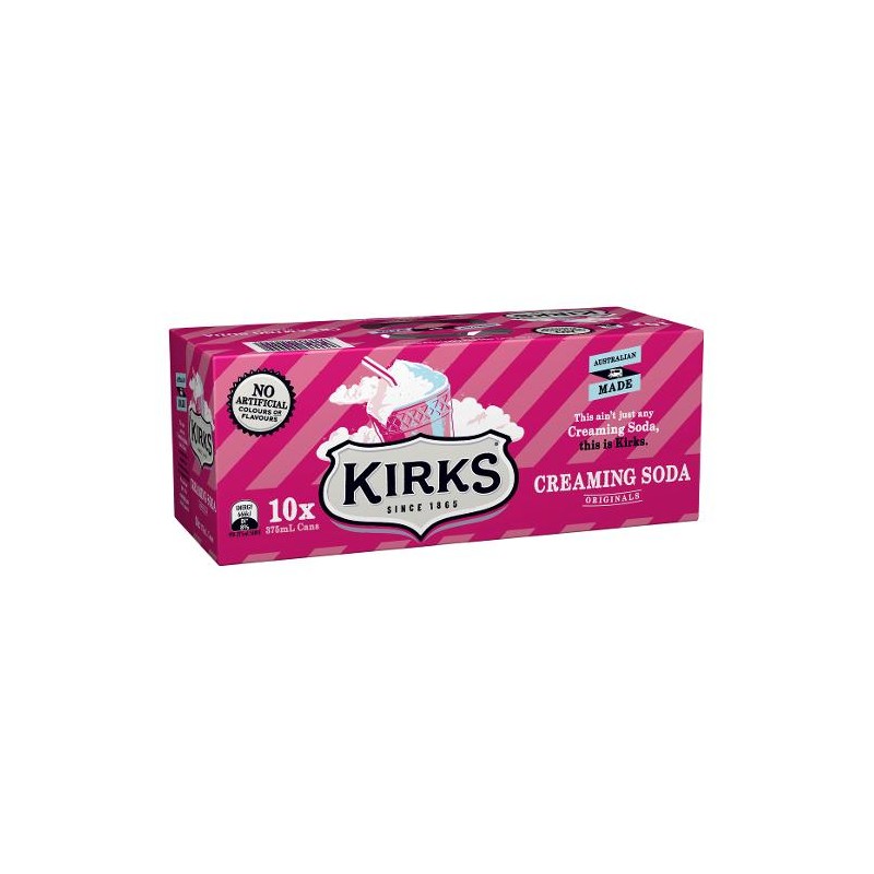 CREAMY SODA CANS10X375ML CREAMY SODA CANS10X375ML