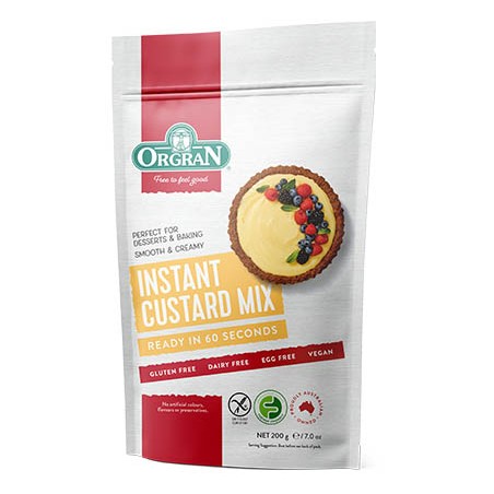 GLUTEN FREE INSTANT CUSTARD MIX 200GM