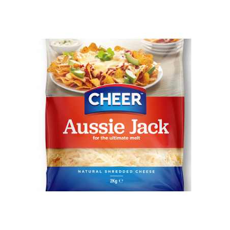 AUSSIE JACK NATURAL SHREDDED CHEESE 2KG