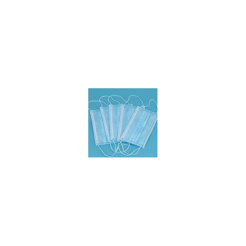 DISPOSABLE 3PLY FACE MASKS 50PCS