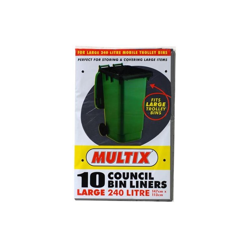 COUNCIL BIN LINERS 240LT 10S COUNCIL BIN LINERS 240LT 10S