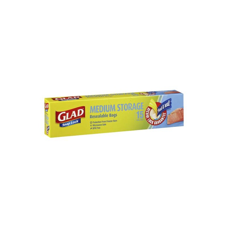 SNAP LOCK BAGS LUNCH SIZE 15S SNAP LOCK BAGS LUNCH SIZE 15S