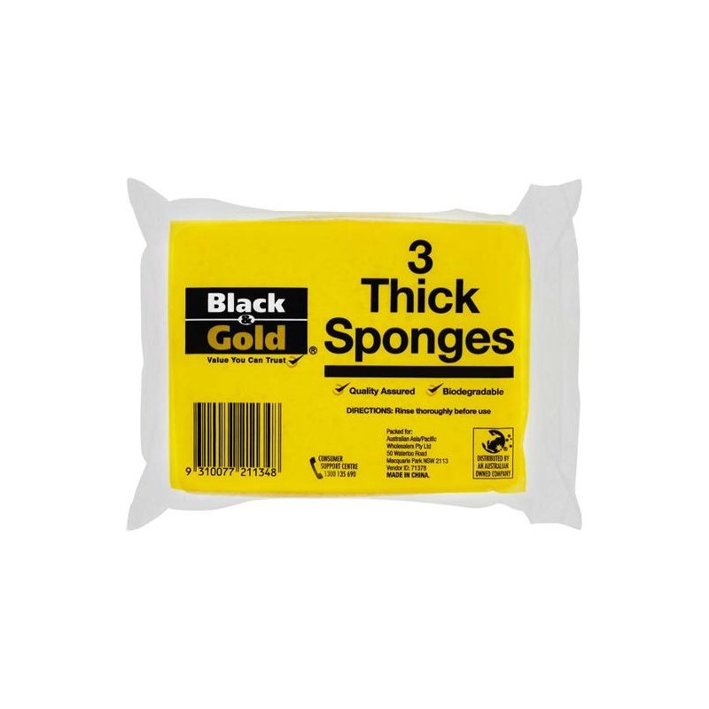THICK SPONGES 3PK THICK SPONGES 3PK