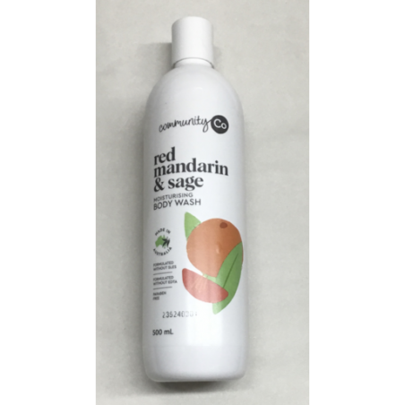 MANDARIN AND SAGE BODY WASH 500ML