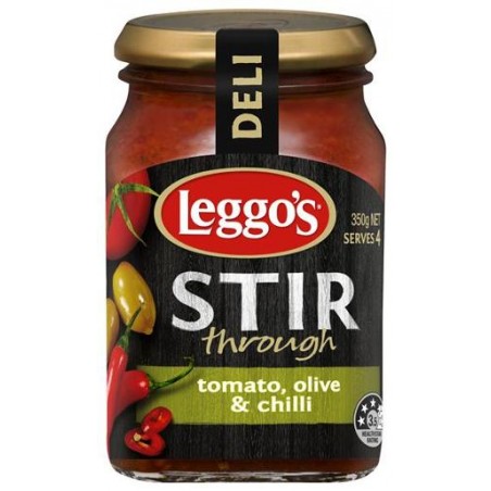 TOMATO OLIVE & CHEESE STIR THROUGH SAUCE 350GM