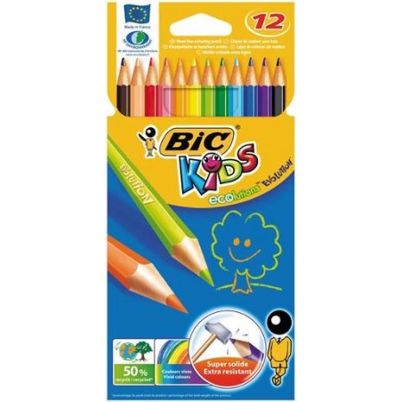 KIDS COLOURING PENCILS 12PK