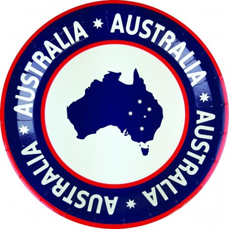 AUSTRALIA PAPER PLATES ROUND 12PK