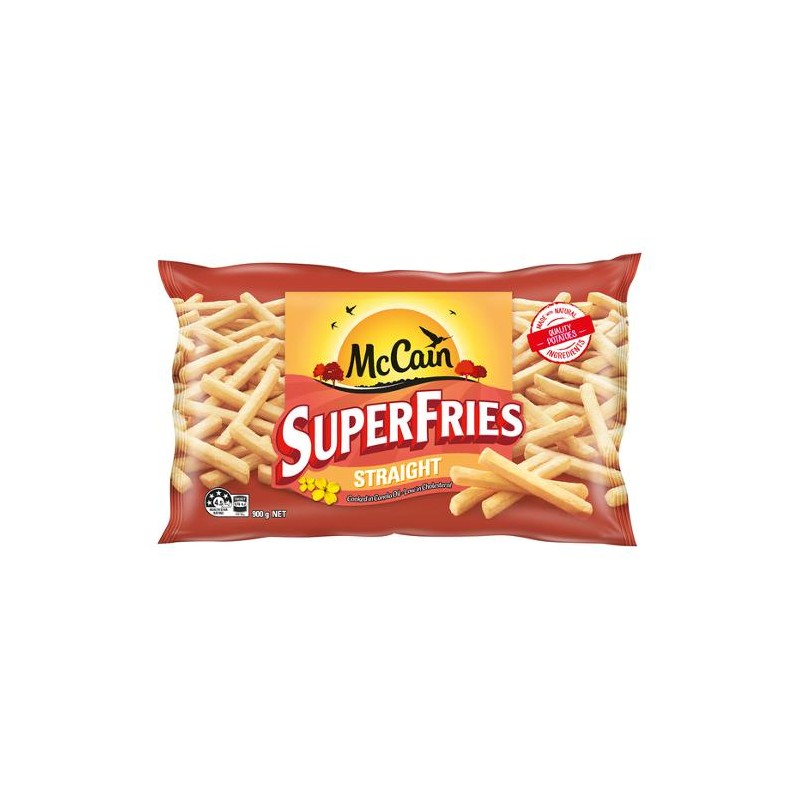 STRAIGHT CUT SUPERFRIES 900GM STRAIGHT CUT SUPERFRIES 900GM