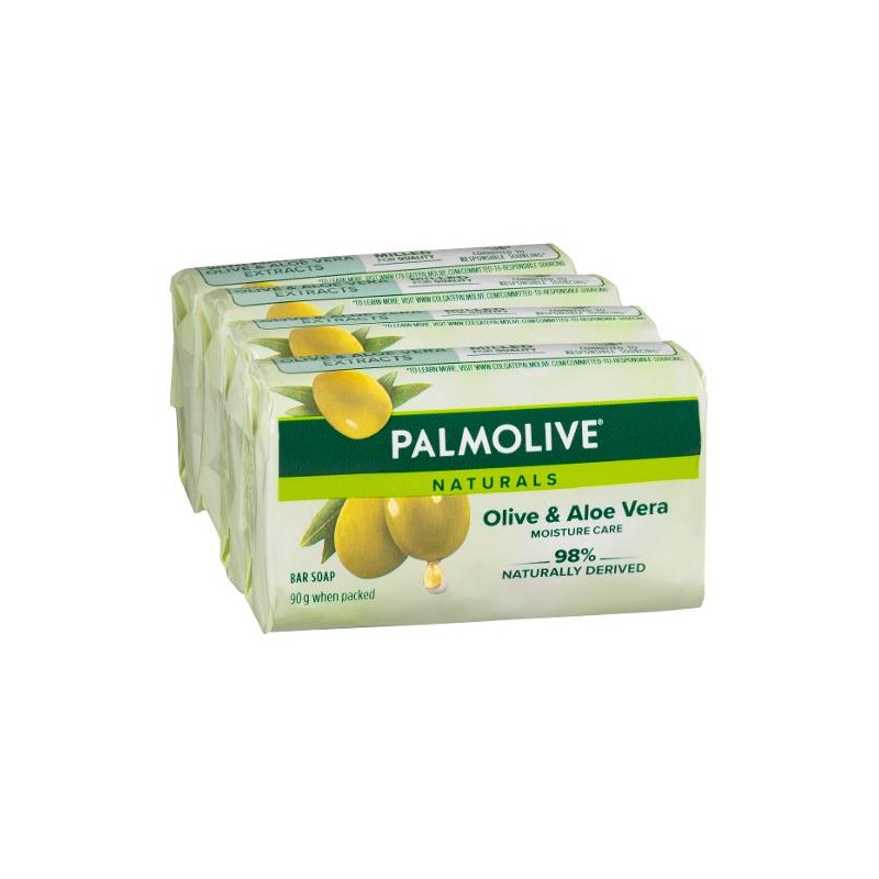 NATURALS GREEN SOAP BAR 4X90GM NATURALS GREEN SOAP BAR 4X90GM