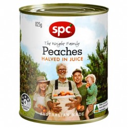 PEACHES HALVES IN NATURAL JUICE 825GM
