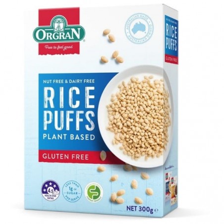 GLUTEN FREE RICE PUFFS 300GM