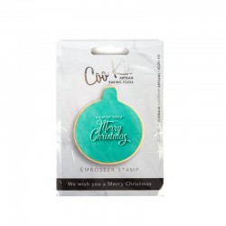 WE WISH YOU A MERRY CHRISTMAS COOKIE STAMP 1EACH