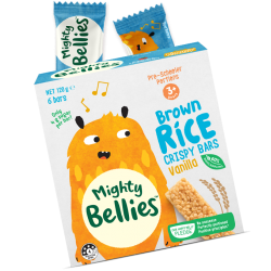 BROWN RICE CRISPY BARS VANILLA 6PK