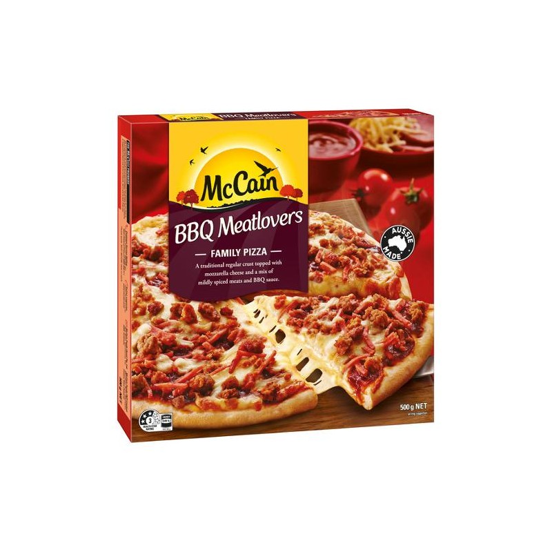 BBQ MEATLOVERS PIZZA 500GM BBQ MEATLOVERS PIZZA 500GM
