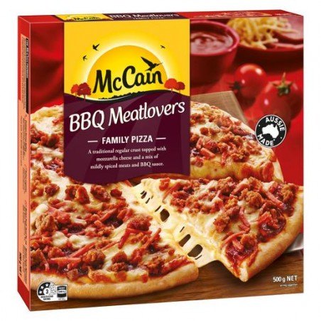 BBQ MEATLOVERS PIZZA 500GM