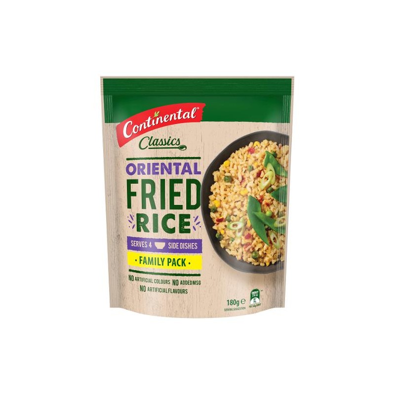 ASIAN ORIENTAL FRIED RICE VALUE PACK 180GM ASIAN ORIENTAL FRIED RICE VALUE PACK 180GM