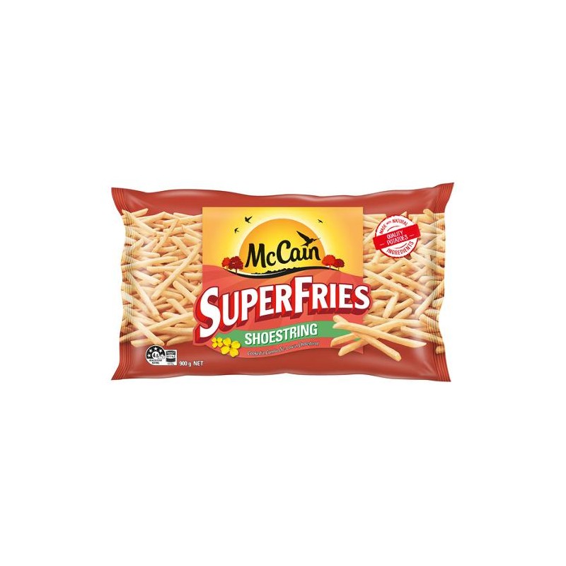 SHOESTRING SUPERFRIES 900GM SHOESTRING SUPERFRIES 900GM