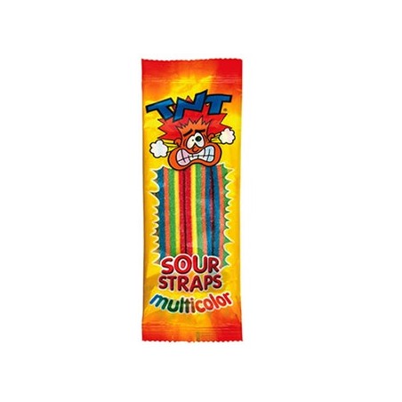 MULTICOLOUR SOUR STRAPS BAG 75GM