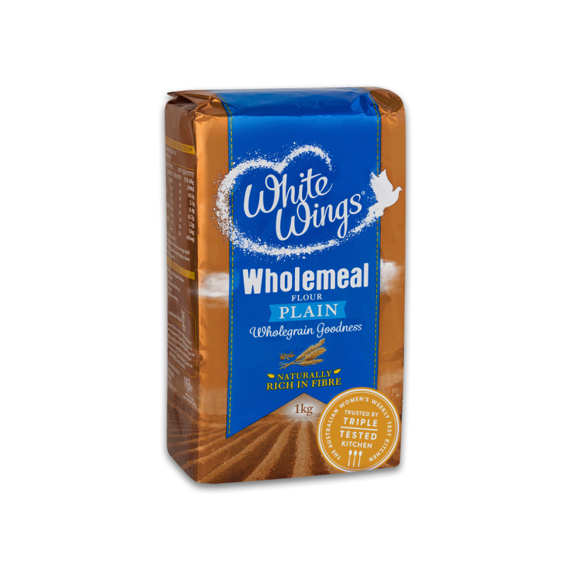 WHOLEMEAL PLAIN FLOUR 1KG WHOLEMEAL PLAIN FLOUR 1KG