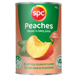 PEACHES SLICE IN NATURAL JUICE 410GM