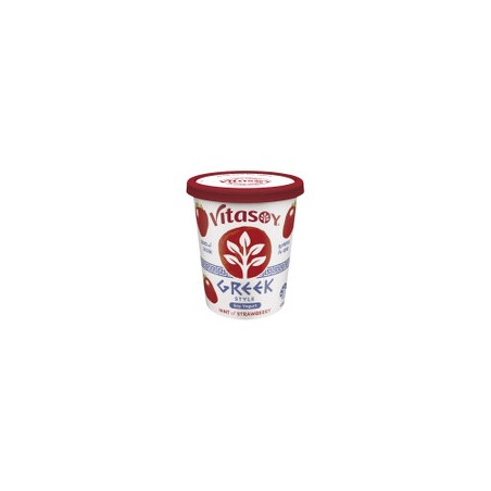 SOY YOGHURT GREEK STRAWBERRY 450GM