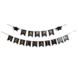 HAPPY GRADUATION BANNER BUNTING 4.5M