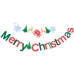 MERRY CHRISTMAS BANNER 2M