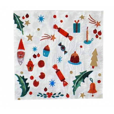 CHRISTMAS NAPKINS 16PK