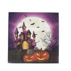 HALLOWEEN CASTLE NAPKINS 16PK