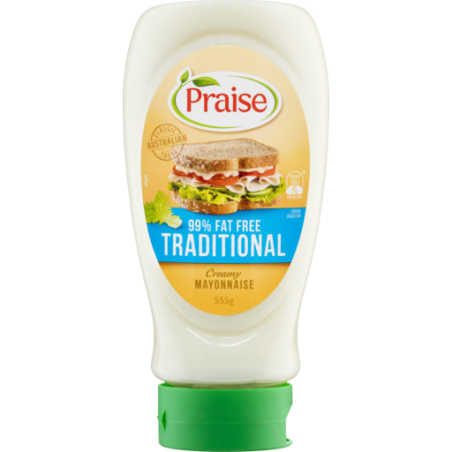 99% FAT FREE MAYONNAISE SQUEEZE 555GM
