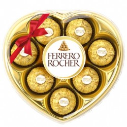 ROCHER CHOCOLATE HEART T8 100GM