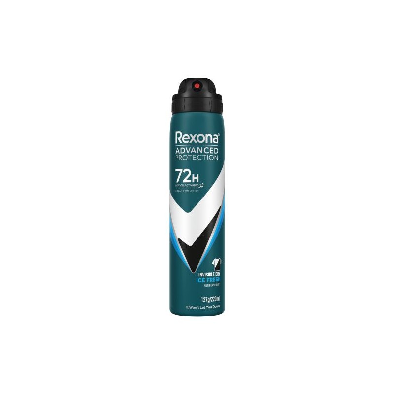 ADVANCED ICE FRESH INVISIBLE MENS ANTIPERSPIRANT AEROSOL DEODORANT 220ML ADVANCED ICE FRESH INVISIBLE MENS ANTIPERSPIRANT AEROSOL DEODORANT 220ML