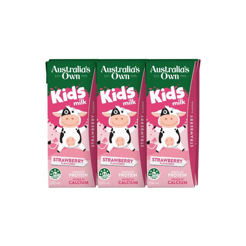 KIDS STRAWBERRY MILK 6X200ML KIDS STRAWBERRY MILK 6X200ML