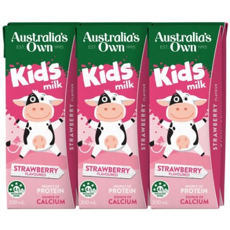 KIDS STRAWBERRY MILK 6X200ML