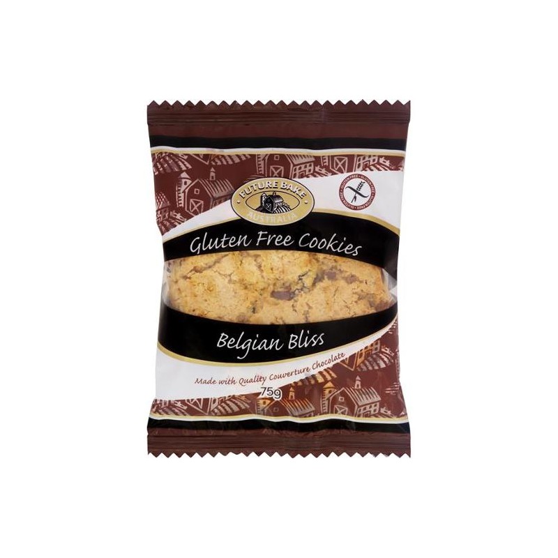 BELGIAN BLISS GLUTEN FREE COOKIE 75GM BELGIAN BLISS GLUTEN FREE COOKIE 75GM