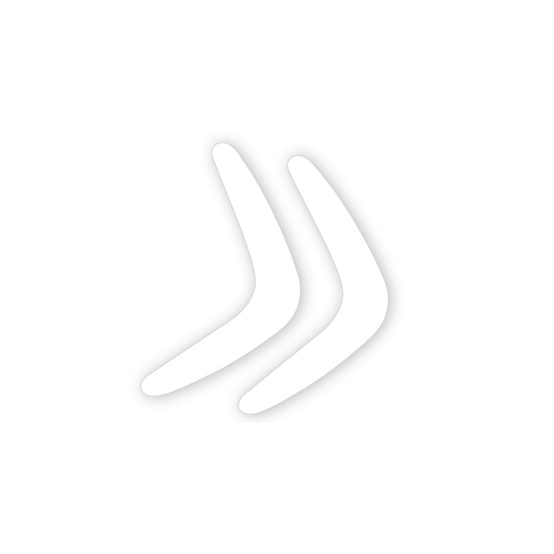 CRAFT PAPER BOOMERANGS 60PK CRAFT PAPER BOOMERANGS 60PK