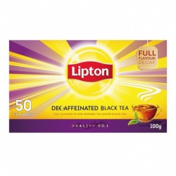 DECAFFEINATED BLACK TEA BAGS 50S
