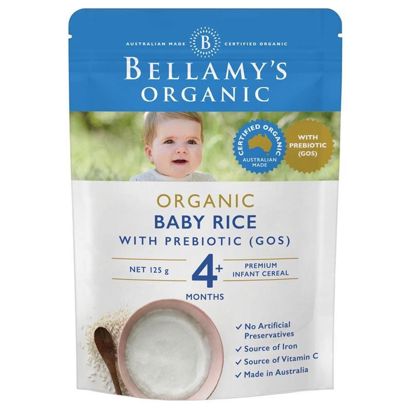 ORGANIC BABY RICE CEREAL WITH PREBIOTIC 4MONTHS 125GM ORGANIC BABY RICE CEREAL WITH PREBIOTIC 4MONTHS 125GM