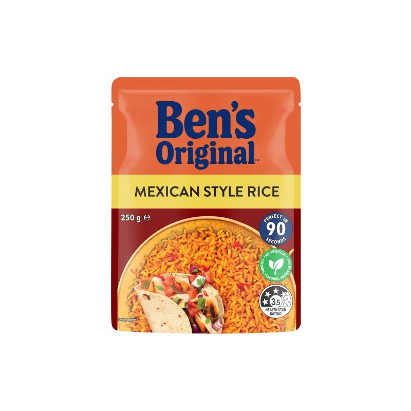 EXPRESS MEXICAN STYLE RICE 90 SECOND 250GM EXPRESS MEXICAN STYLE RICE 90 SECOND 250GM