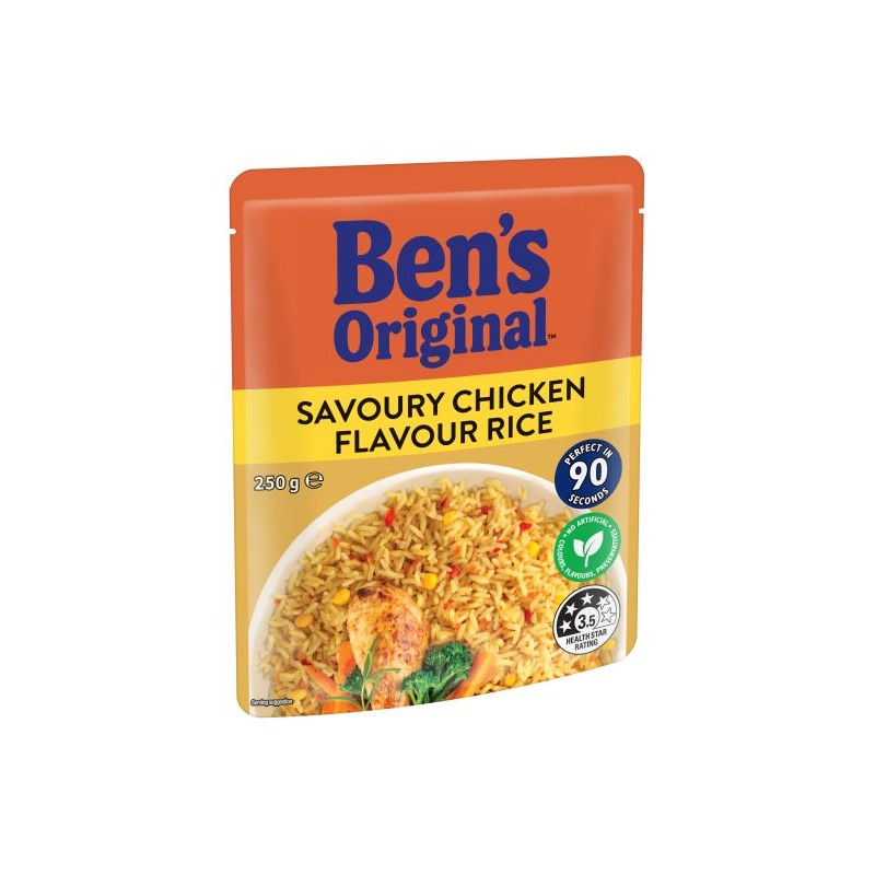 EXPRESS SAVOURY CHICKEN RICE 90 SECOND 250GM EXPRESS SAVOURY CHICKEN RICE 90 SECOND 250GM