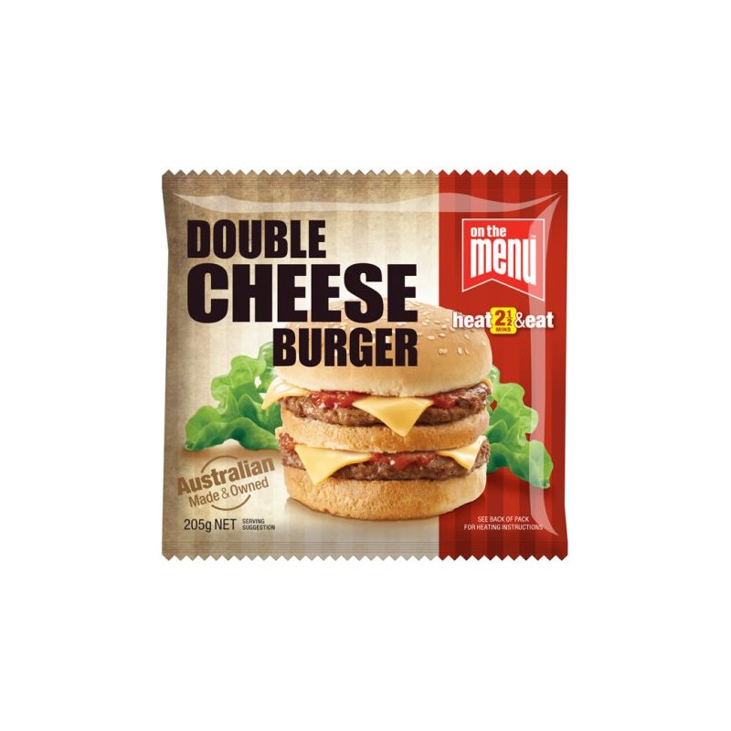 DOUBLE CHEESEBURGER 205GM DOUBLE CHEESEBURGER 205GM