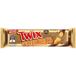 TWIX CARAMEL WAFER ROLLS 22.5GM